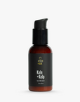 Facial moisturizer bottle labeled 'Kale + Kelp' by 'acorn + oak' on a white background
